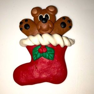 🔴 Xmas 🐻 Hug Pin 🟢 Necklace